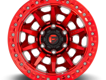 Aluminum Wheels 17X9 Covert Beadlock D113 5 On 150 Candy Red 110.1 Bore -15 Offset Multi Spoke Fuel Off Road Wheels