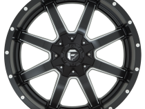 Aluminum Wheels 22X10 Maverick D538 8 On 180 Black Milled 124.3 Bore 10 Offset Fuel Off Road Wheels