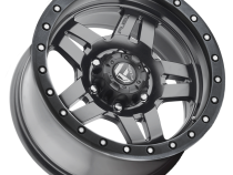 Aluminum Wheels 17X8.5 Anza D558 6 On 139.7 Matte Gunmetal Gray 78.1 Bore -6 Offset 5 Spoke Fuel Off Road Wheels