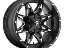 Aluminum Wheels 20X10 Lethal D567 8 On 180 Matte Black Milled 125.2 Bore -12 Offset Fuel Off Road Wheels