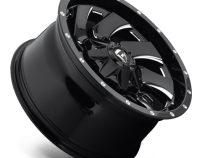 Aluminum Wheels 18X9 Cleaver D574 5 On 114.3/5 On 127 Gloss Black/Milled 78.1 Bore -12 Offset 8 Spoke Fuel Off Road Wheels