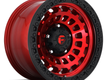 Aluminum Wheels 18X9 Zephyr D632 6 On 139.7 Candy Red W/Matte Black Ring 106.1 Bore -12 Offset Fuel Off Road Wheels