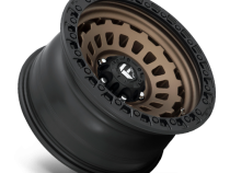 Aluminum Wheels 20X9 Zephyr D634 6 On 135 Matte Bronze W/Black Bead Ring 87.1 Bore 20 Offset Fuel Off Road Wheels