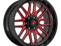 Aluminum Wheels 20X10 Ignite D663 8 On 165.1 Gloss Black Red Tinted Clear 125.2 Bore -18 Offset Fuel Off Road Wheels