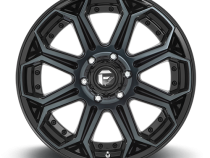 Aluminum Wheels 20X9 Siege D704 5 On 139.7 Gloss Black Machined Double Dark Tint 78 Bore 1 Offset Fuel Off Road Wheels