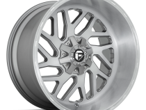 Aluminum Wheels 20X12 Triton Platinum D715 8 On 165.1 Brush Gunmetal Gray/Clear Tint 125.1 Bore -43 Offset Mesh Spoke Fuel Off Road Wheels