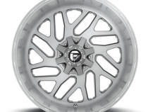 Aluminum Wheels 24X12 Triton Platinum D715 8 On 180 Brush Gunmetal Gray/Clear Tint 124.2 Bore -44 Offset Mesh Spoke Fuel Off Road Wheels
