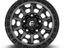 Aluminum Wheels 18X9 Covert D716 6 On 135 Matte Gunmetal Gray Black Bead Ring 87.1 Bore 1 Offset Multi Spoke Fuel Off Road Wheels
