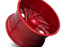 Aluminum Wheels 22X10 Runner D742 6 On 135 Candy Red Milled 87.1 Bore -18 Offset Fuel Off Road Wheels