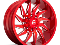 Aluminum Wheels 20X10 Saber D745 8 On 170 Candy Red Milled 125.1 Bore -18 Offset Fuel Off Road Wheels