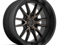 Aluminum Wheels 18X9 Clash 6 D762 6 On 139.7 Matte Black Double Dark Tint 106.1 Bore -12 Offset Multi Spoke Fuel Off Road Wheels