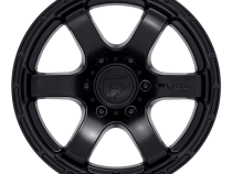Aluminum Wheels 17X9 Rush D766 6 On 139.7 Satin Black 106.1 Bore 1 Offset Fuel Off Road Wheels