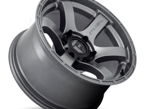 Aluminum Wheels 17X9 Rush D767 6 On 139.7 Matte Gunmetal Gray 106.1 Bore 1 Offset 32 Lbs Fuel Off Road Wheels