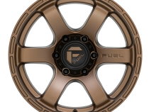 Aluminum Wheels 17X9 Rush D768 6 On 139.7 Matte Bronze 106.1 Bore -12 Offset 34 Lbs Fuel Off Road Wheels