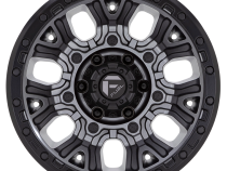 Aluminum Wheels 20X9 Traction D825 8 On 170 Gunmetal Gray/Black Ring 125.1 Bore 1 Offset Fuel Off Road Wheels