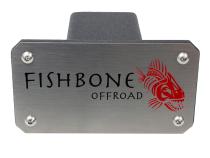 Hitch Cover For 2 Inch Hitch Black Powdercoated Steel Fishbone Offroad