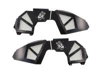 Jeep JL Inner Fenders For 18-Current Wrangler JL,  2020-Current JT Gladiator Front Pair Aluminum Black Powdercoat Fishbone Offroad