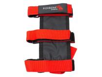 Fire Extinguisher Holder for Padded Roll Bar Red Fishbone Offroad