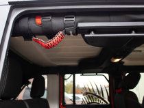 Paracord Grab Handles w/Three Straps Red Fishbone Offroad