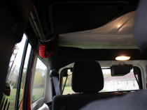 Paracord Grab Handles w/Three Straps Red Fishbone Offroad