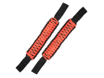 Head Rest Paracord Grab Handles Red Fishbone Offroad