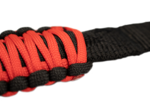 Head Rest Paracord Grab Handles Red Fishbone Offroad