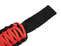 Head Rest Paracord Grab Handles Red Fishbone Offroad