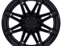 Aluminum Wheels 20X10 Brawl FC401MX 8 On 170 Matte Black/Gloss Black Lip 125.1 Bore -18 Offset Fuel Off Road Wheels