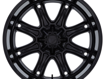 Aluminum Wheels 22X10 Darkstar FC853MB 8 On 180 Matte Black/Gloss Black Lip 124.2 Bore 10 Offset Fuel Off Road Wheels