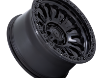 Aluminum Wheels 17X9 Rincon SBL FC857MB 8 On 170 Matte Black/Gloss Black Lip 125.1 Bore 1 Offset Fuel Off Road Wheels