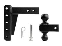 2.0 inch Light Duty 6 inch Drop/Rise Hitch BulletProof Hitch