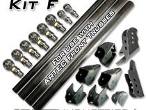 Easy 3 Link Kit F for Artec Trusses Yes Outside Frame Ford 85-91 Front Driver Rear Passenger Artec Industries