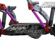 Easy 3 Link Kit F for Artec Trusses Yes Outside Frame Ford 85-91 Front Driver Rear Passenger Artec Industries