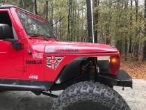 Jeep TJ Fenders 0 Inch Flare No Inner Fender High Line 97-06 Wrangler TJ/LJ Pair Motobilt