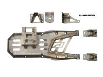 Body Mount Tire Carrier for Jeep YJ / TJ / LJ 8 x 6.5 Inch Motobilt