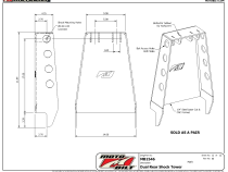 Dual Rear Shock Towers Motobilt