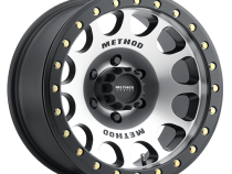 Aluminum Wheels 17x9 Beadlock MR105 Bolt Pattern 6 On 139.7 Offset -38 Lip Size 1.77 Matte Black MBM Machined Face Method