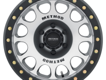 Aluminum Wheels 17x9 Beadlock MR105 Bolt Pattern 6 On 139.7 Offset -38 Lip Size 1.77 Matte Black MBM Machined Face Method