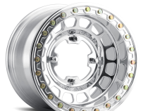 Aluminum Wheels 15x10 MR413 Beadlock UTV Bolt Pattern 4 On 156 Offset 25 Lip Size 2.28 Polished Method