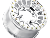 Aluminum Wheels 15x10 MR413 Beadlock UTV Bolt Pattern 4 On 156 Offset 25 Lip Size 2.28 Polished Method