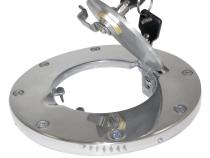 2 or 4 Door Polished Aluminum Locking Fuel Door w/ Keys for Jeep JK Wrangler RT Off Road