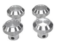Billet Aluminum Dash Control Knob Set for 76-86 Jeep CJ-5, CJ-7, CJ-8 Set of 6 RT Off Road