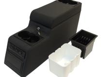 Locking Center Console 1987-1995 YJ Wrangler 4 Cup Holders A Cooler Insert and a Removable Storage Insert Black RT Off Road