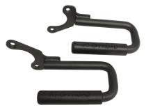 Grab Handle Set 1987-1995 Jeep YJ Wrangler 2 Steel Handles w/Rubberized Plastic Grips Front And Rear Black RT Off Road