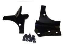 Windshield Light Mount Bracket set, Left &amp;amp; Right Front, Black, w/ Hardware RT Off Road