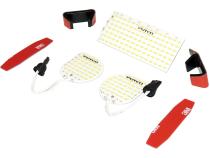 Includes 3 Lights LED Dome Light Kit for 2011-2018 Jeep JK Wrangler w/ 4 Doors RT Off Road