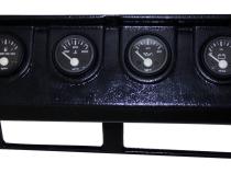 BLACK GAUGE PANEL W/ 4 BLACK-FACED GAUGES &amp;amp; WIRING for 1993-1995 yJ wRANGLER RT Off Road