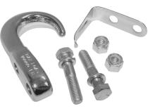 Chrome Tow Hook Kit for 1955-86 Jeep CJ-5, CJ-6, CJ-7, CJ-8 w/Hardware RT Off Road