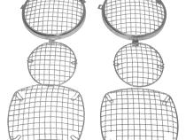 Headlight / Tail Light Guard Set 1981-1986 CJ-8 RT Off Road
