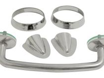 Windshield Tie Down Kit 1997-2006 TJ Wrangler Stainless Steel RT Off Road